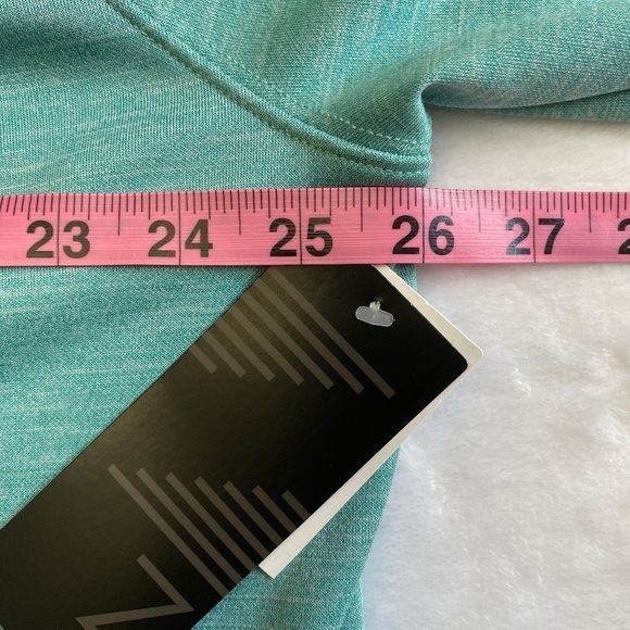 Z by Zella Men's Perform Lite Half-Zip Hoodie, Teal Meadow, XXL NWT - Picture 9 of 14